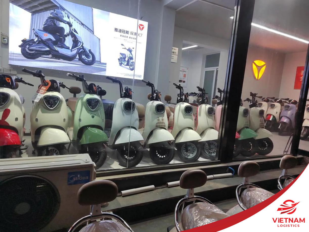 Nguồn hàng phụ tùng xe máy điện Trung Quốc